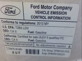 2013 FORD,  C-MAX, WHITE, SEL MODEL, AT, FWD,   F25152
